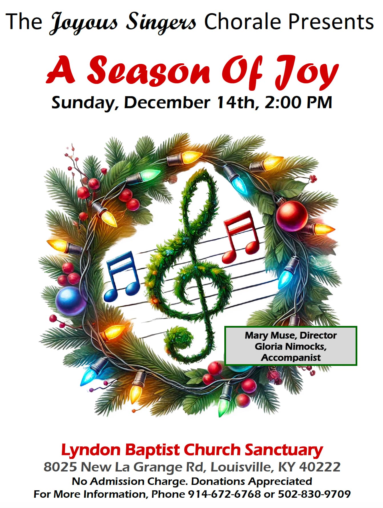 Joyous Singers in Concert