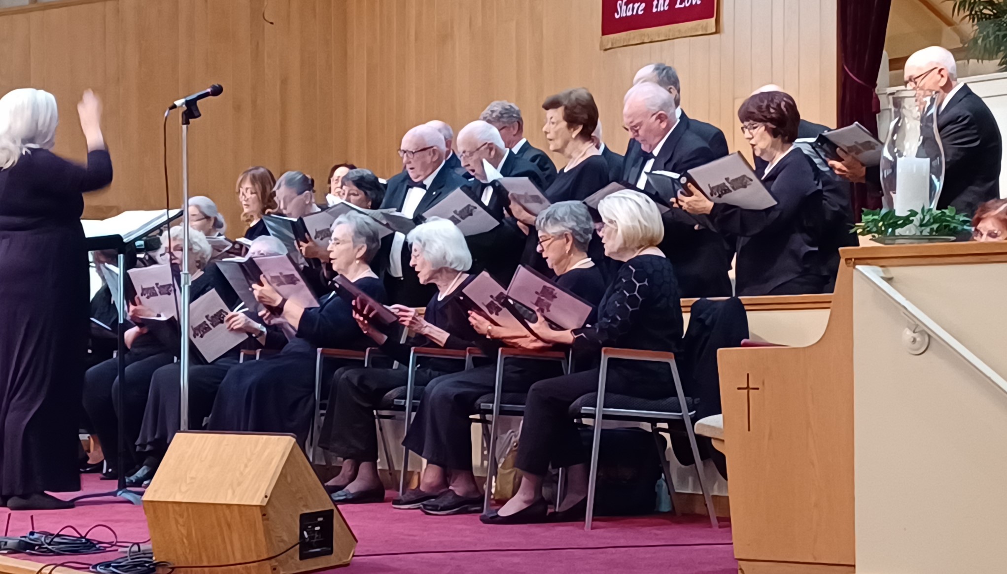 directing the choir