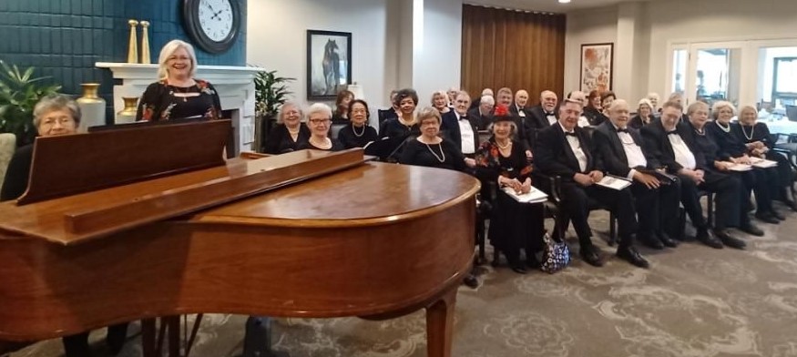 Choir by the piano